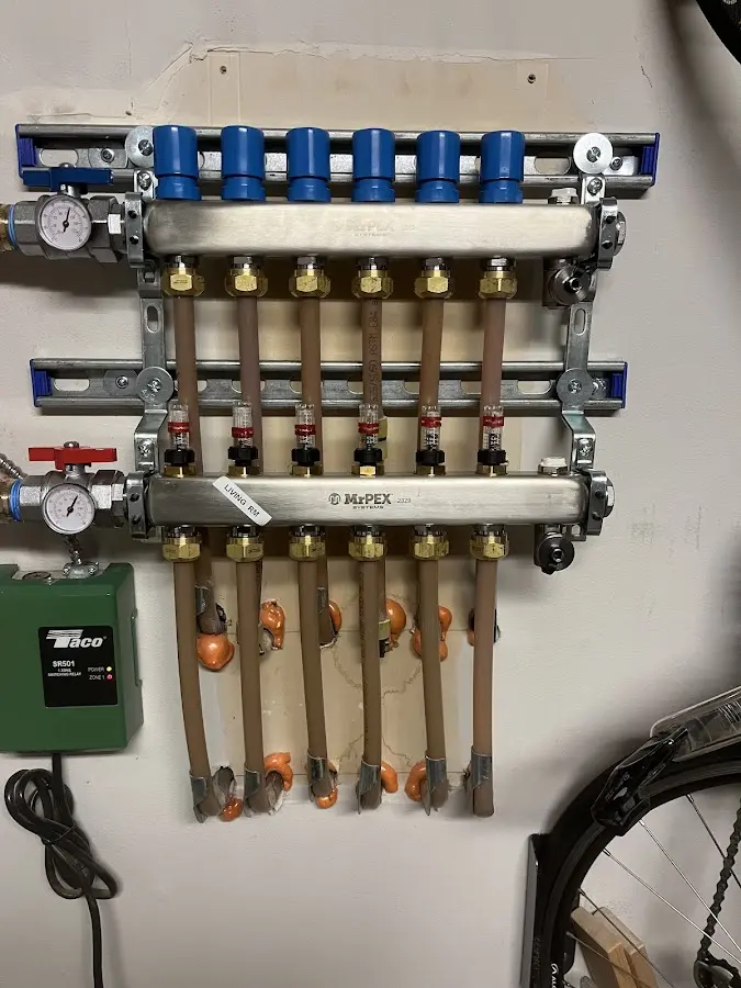 Plumber performing Leak Detection at a residential property in Prospect Park